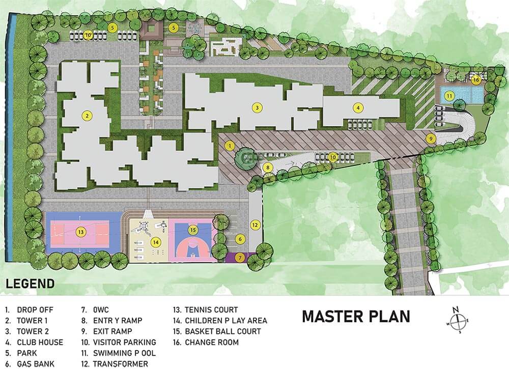 Prestige Southern Star master plan