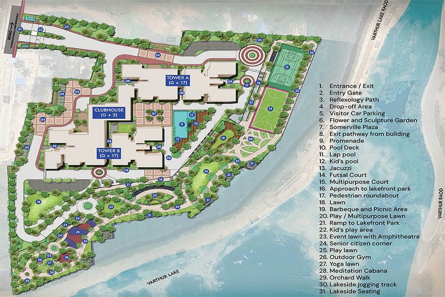 Prestige Southern Star master plan