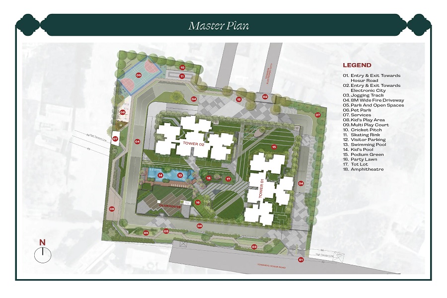 Prestige Suncrest master plan